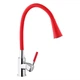 Смеситель для кухни с гибким изливом Kroner KRM Kuche - C132RED красный/хром - изображение 2