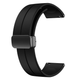 Ремінець силікон (магніт) для Garmin Venu 3 | Venu 2 чорний - зображення 1