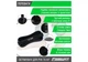 Утяжелители EasyFit 2 х 1.5 кг для ног и рук Черные с фиолетовым (EF-1015-V) - изображение 5
