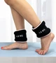 Обтяжувачі EasyFit 2 х 1 кг для ніг та рук Чорні з рожевим (EF-1010-P) - зображення 2