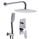 Смеситель для душа встроенный TOPAZ CAPRI TCA-15205-H43 комплект с душевым набором, 2 лейки, D35, Смеситель для душа встроенный - изображение 1