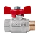 Кран кульовий Icma 1/2" прямий №351 - зображення 3