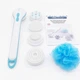 Массажная щетка для тела Spin Spa Brush 5в1, электрический массажер с 5 насадками Белый WN-01 - изображение 5