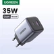 Мережевий зарядний пристрій Ugreen Nexode 35w GAN PD USB-C+USB-A - зображення 1