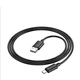 USB-кабель HOCO X88 Type-C (1 м) (Чорний) - зображення 2