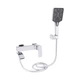 Смеситель для ванны Qtap Swan Cascada с поворотным изливом (c душевым гарнитуром) QTSWA260CRM45565 Chrome - изображение 1