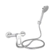 Смеситель для душа Lidz Latwa 010 (с душевым гарнитуром) (k40) LDLAT010CRM45416 Chrome - изображение 1
