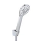 Смеситель для душа Lidz Latwa 010 (с душевым гарнитуром) (k40) LDLAT010WHI45426 White - изображение 4