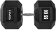 Hantla do ćwiczeń HMS Hex Pro 55 kg Czarna (5907695518252) - obraz 2