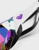 Очки для плавания Arena Cobra Edge Swipe Mirror (006870-150) Уни OSFM Фиолетово-черно-белые (3468337316817) - изображение 4