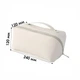 Жіноча косметичка Lesko BK-HZB-02 Beige несесер органайзер дорожня бьюті кейс - зображення 10