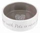 Миска Trixie Pet's Home для собак, керамічна, 12 см, 0,3 л, коричнева (TX-25053) - зображення 1