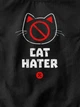Майка для котов DubAnimals Cat Hater Черный L (CHT-CS-B-L) - изображение 2