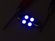 Світлодіодна автолампа C5W SV8.5 24В 31мм SMD5050-4led синій - зображення 2