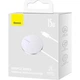 Бездротова зарядна станція Baseus Simple Mini3 Magnetic Wireless Charger 15W Silver для Apple iPhone - зображення 6