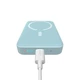 УМБ Зовнішній акумулятор з бездротовою зарядкою Baseus Magnetic Mini wireless quick charging 10000mAh 20W Blue - зображення 7