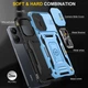 Ударостійкий чохол Camshield Army Ring для Xiaomi Redmi 13C/Poco C65 Блакитний - изображение 7