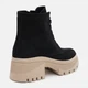 Женские демисезонные берцы замшевые высокие PARADIZE SHOES B-1617 37 24 см Черные (ROZ6501021873) - изображение 4