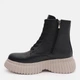 Женские демисезонные ботинки кожаные высокие PARADIZE SHOES B-1628 37 23.7 см Черные (ROZ6501019702) - изображение 3