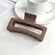 Крабик заколка для волос ANbeauty 12.5 см Matte Brown (AN0103237) - изображение 2