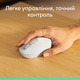 Миша Logitech M196 Bluetooth Off White (L910-007460) (7031696) - изображение 3