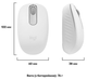 Миша Logitech M196 Bluetooth Off White (L910-007460) (7031696) - изображение 9