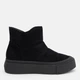 Женские зимние ботинки замшевые низкие PARADIZE SHOES B-5812 38 Черные (ROZ6501100654) - изображение 1