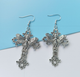 Сережки кресты Fashion Jewerly бабочка бражник с крыльями в корейском стиле y2k готика (SVS) - изображение 3