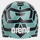 Шапка для плавания Arena Poolish Moulded OSFM чорний, бірюзовий 1E774-150 - изображение 2