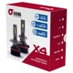 Светодиодные LED лампы для авто SIGMA X4 60W H4 H/L CANBUS - изображение 2