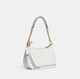 Женская сумка Coach Teri Shoulder Bag In Signature Canvas CA548 біла - изображение 2