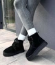 Женские угги UGG замшевые на липучках черные 38 - изображение 1
