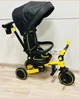 Детский беговел (трехколесный велосипед) Tri-cycle 6в1 Cruiser Milano 002 черно-желтый - изображение 1