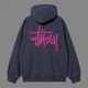 Жіноча толстовка Stussy 08 синього кольору розмір M - зображення 3