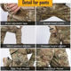 Комплект тактичної форми IDOGEAR G3 Combat з наколінниками та сорочкою L Камуфляж - зображення 3