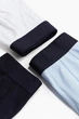 Набір коротких бавовняних боксерів H&M short trunks розмір XL 5 шт light blue mix 0084 - зображення 6