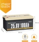Аккумулятор Power Queen 24-100, 2560Wh, BMS 100A LiFePO4 - LiFePO4 на 24 В 100 ампер-часов - изображение 2