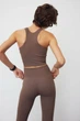 Топ спортивний H&M 271143646 M Темно-Коричневий - зображення 6