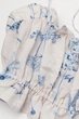 Топ H&M 271003481_flower L Бежевий/Блакитний - изображение 2