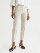 Штаны H&M 270751471_cream 42 Кремовый - изображение 1