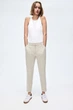Штаны H&M 270751471_beige 38 Бежевый - изображение 1