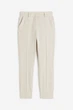 Штаны H&M 270751471_beige 38 Бежевый - изображение 4