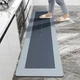 Диатомитовый коврик Aquarius Home для ванной и кухни Суперпоглощающий 50х120 см Голубой - изображение 1