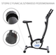 Rower treningowy mechaniczny One Fitness RW3011 Czarny (5907695575590) - obraz 15