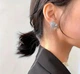 Сережки "Крила" зі стразами 2,53*3,25 см (EG0008) - изображение 3