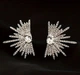 Сережки "Крила" зі стразами 2,53*3,25 см (EG0008) - изображение 5