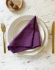 Льняные салфетки TouchableLinen 4 шт Фиолетовый 30х30 см - изображение 4