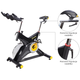 Rower treningowy spinningowy HMS Premium SW7200 Czarny (5907695539202) - obraz 10