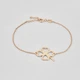 Серебряный браслет с позолотой Minimal 4632п - изображение 1