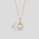 Серебряные подвески с позолотой Minimal 61124п-pink - изображение 5